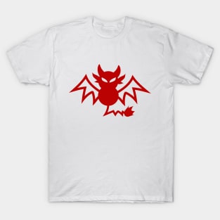 Halloween Red Bat T-Shirt